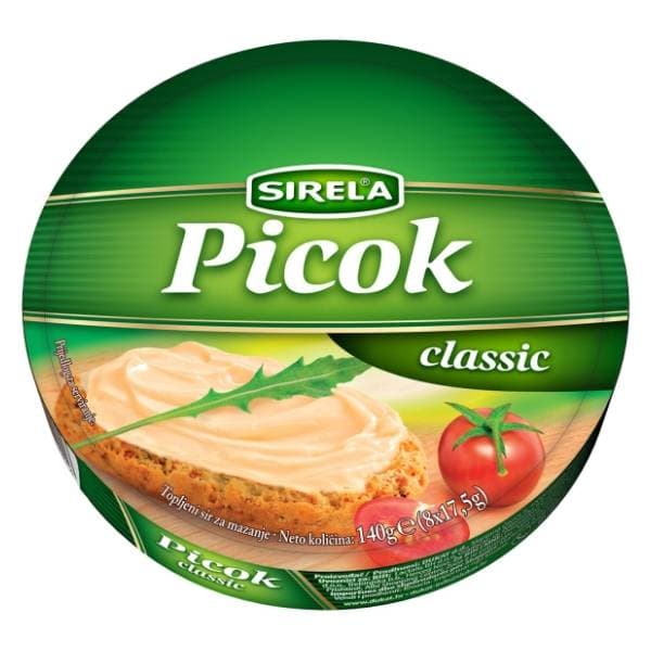 SIRELA Picok classic topljeni sir 140g 0