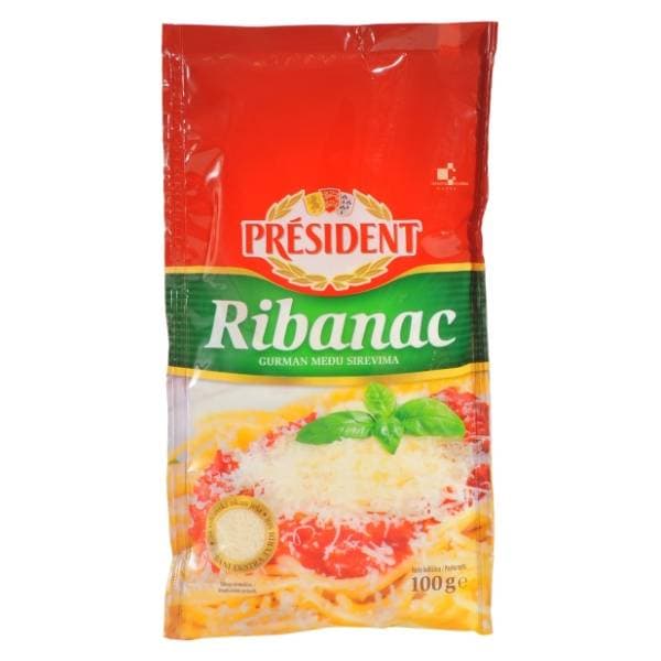 PRESIDENT Ribanac tvrdi sir 100g 0