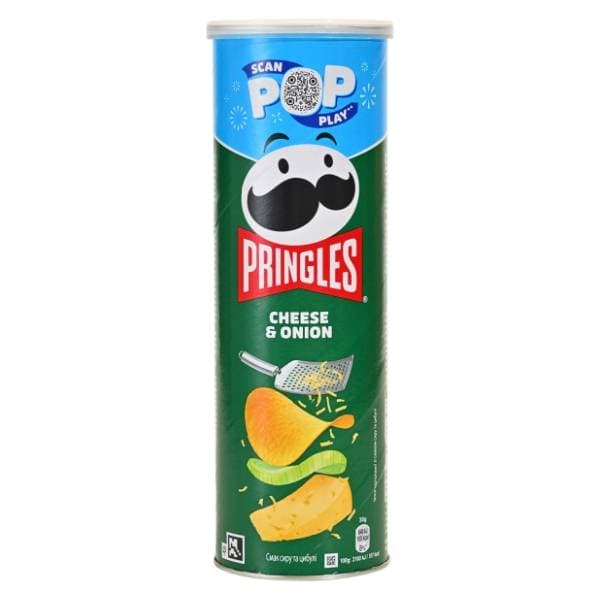 PRINGLES cheese & onion 165g 0