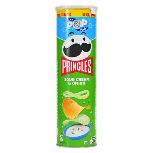 PRINGLES xxl sour cream & onion 185g 0