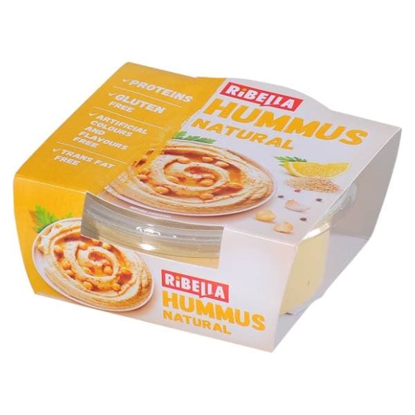 RIBELLA Hummus namaz od slanutka natural 200g 0