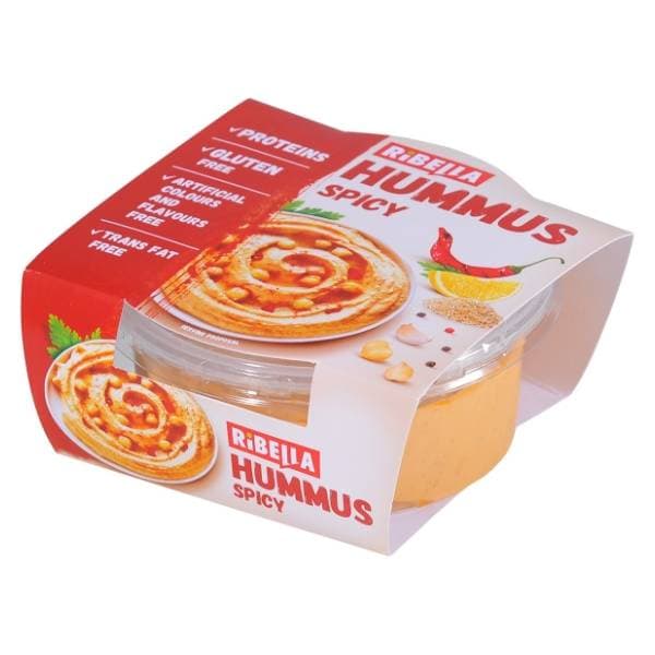 RIBELLA hummus namaz od slanutka pikant 200g 0