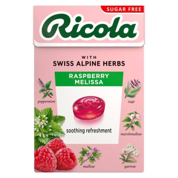 RICOLA bomboni malina i melisa 40g 0