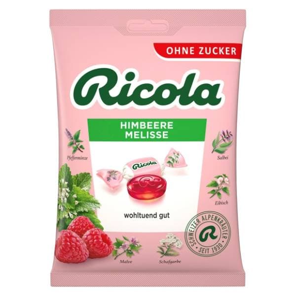 RICOLA bomboni malina i melisa 75g 0