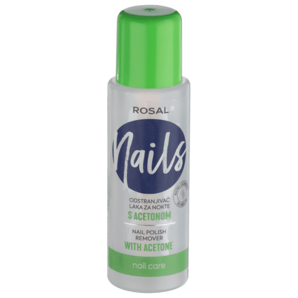 ROSAL Nails odstranjivač laka za nokte s acetonom 85ml 0