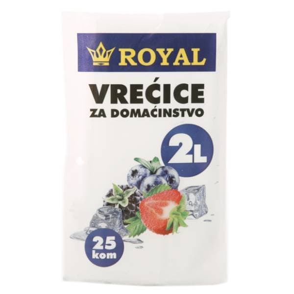 ROYAL vrećice za zamrzavanje 2l 25kom 0