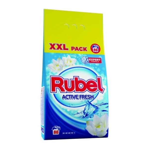RUBEL Active fresh deterdžent za rublje 80 pranja (5,2kg) 0
