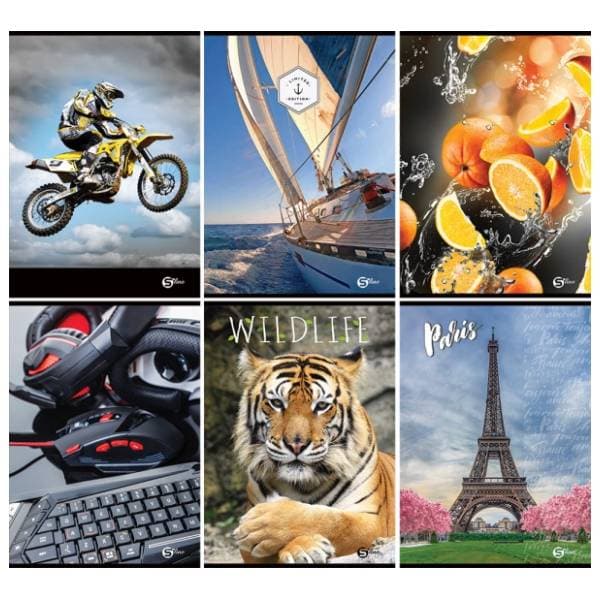 S-LINE bilježnica A4/B 1kom 0