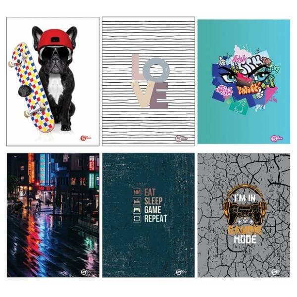 S-LINE bilježnica A4/B 52lista 1kom 0