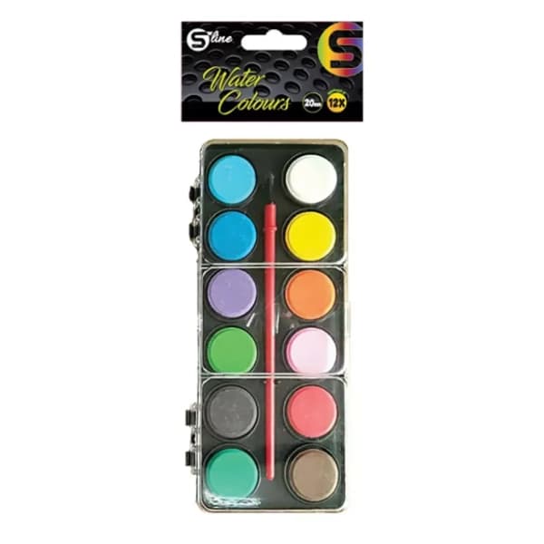 S-LINE vodene bojice 12x20ml 0
