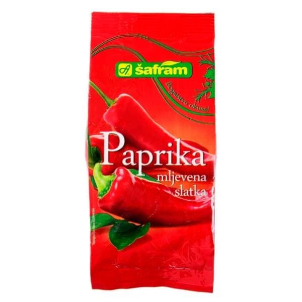 ŠAFRAM paprika mljevena slatka 100g 0
