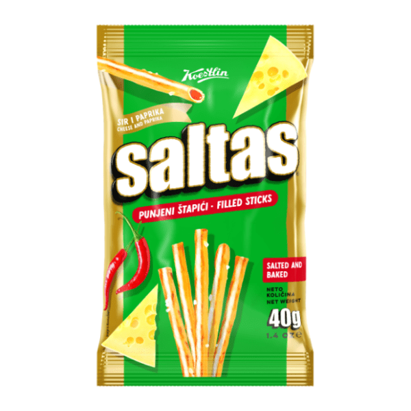 SALTAS sir i paprika štapići 40g 0