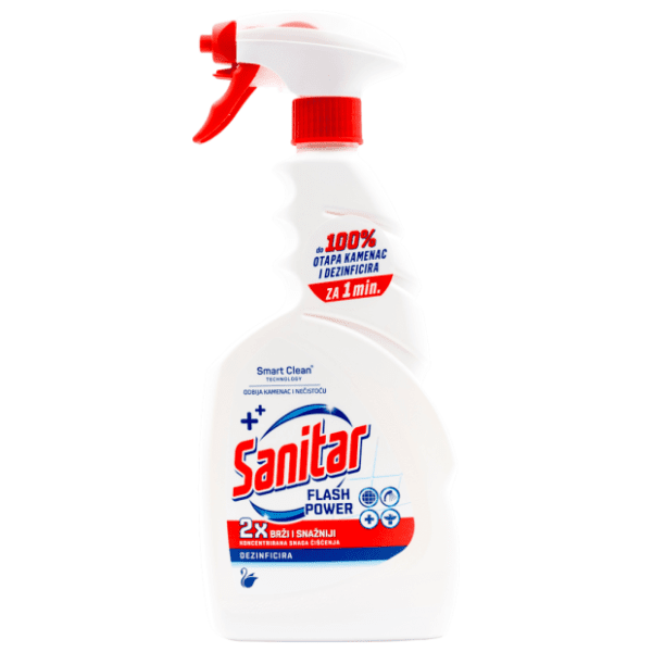 SANITAR Flash power plus sredstvo za čišćenje kamenca 650ml 0