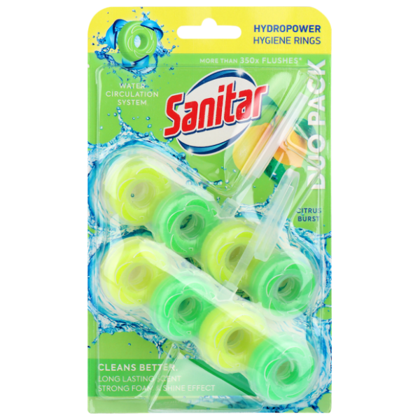 SANITAR WC osvježivač citrus 2x40g 0