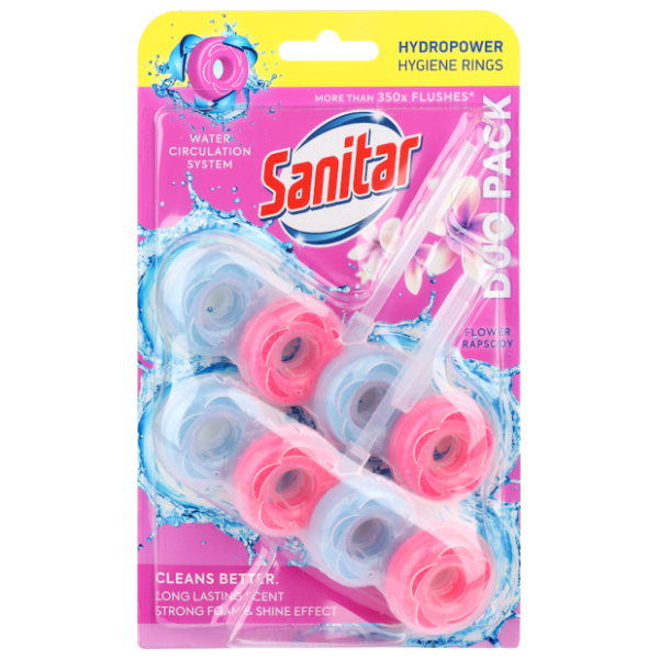SANITAR WC osvježivač flower 2x40g 0