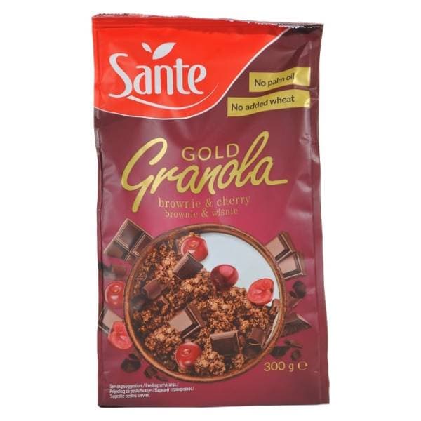 SANTE Gold granola brownie & cherry 300g 0