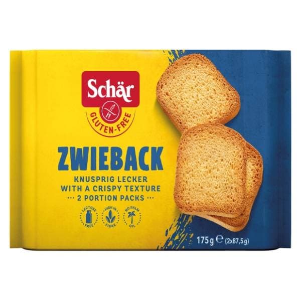 SCHAR dvopek bez glutena 175g 0