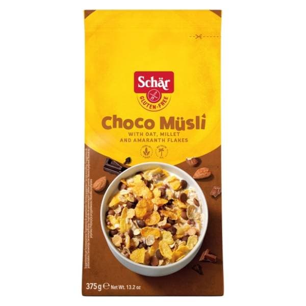 SCHAR muesli s čokoladom bez glutena 375g 0