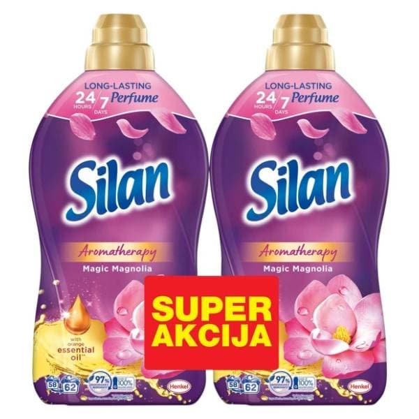 SILAN Aromatherapy omekšivač za rublje 124 pranja (2x1,364l) 0