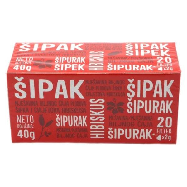SLOVA šipak i hibiskus čaj 40g 0