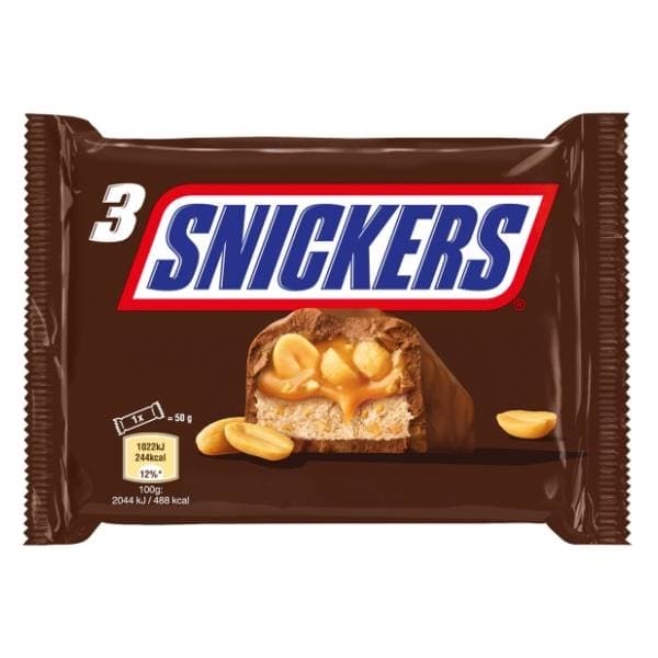 SNICKERS čokoladica 3x50g 0