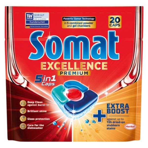 SOMAT Excellence premium 5in1 tablete 20kom 0