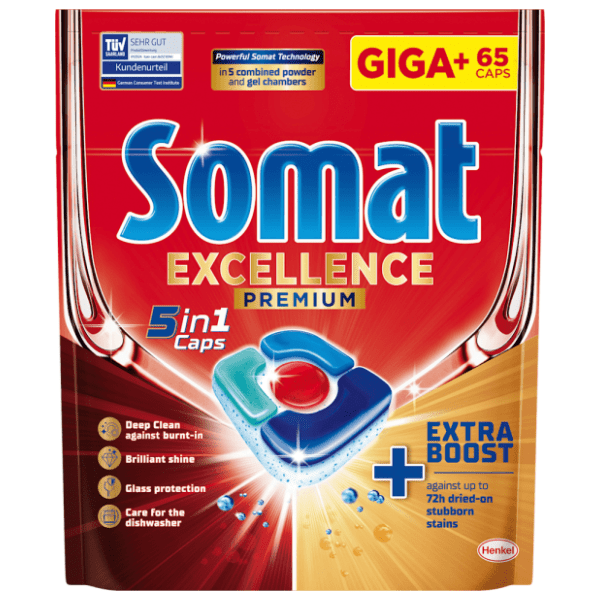 SOMAT Excellence premium 5in1 tablete 65kom 0