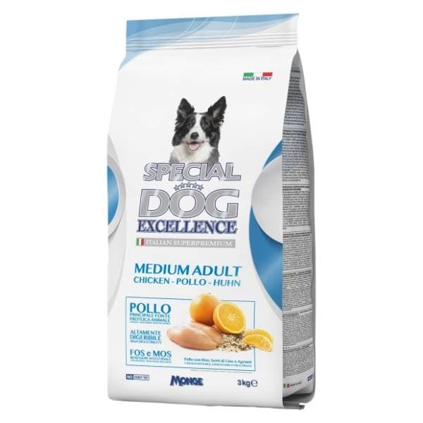 SPECIAL DOG Excellence medium adult hrana za pse piletina 3kg 0