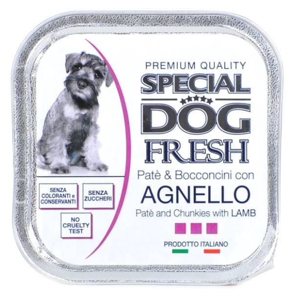 SPECIAL DOG Fresh pašteta za pse s komadićima janjetine 150g 0
