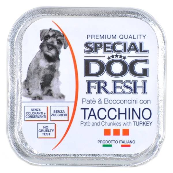 SPECIAL DOG Fresh pašteta za pse s komadićima puretine 150g 0