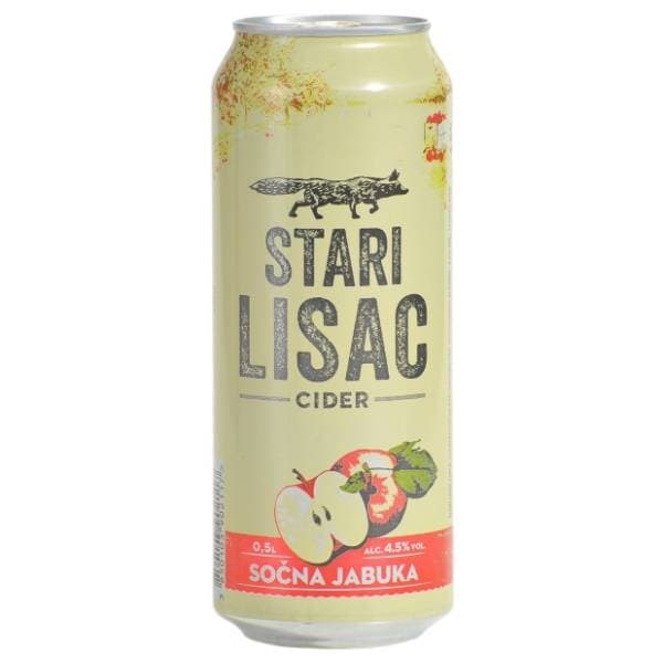 STARI LISAC Sočna jabuka cider lim 0,5l 0