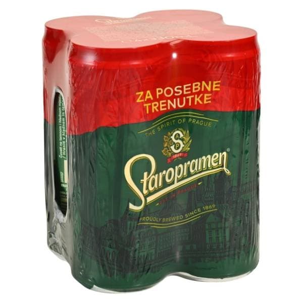 STAROPRAMEN pivo limenka 4x0,33l 0