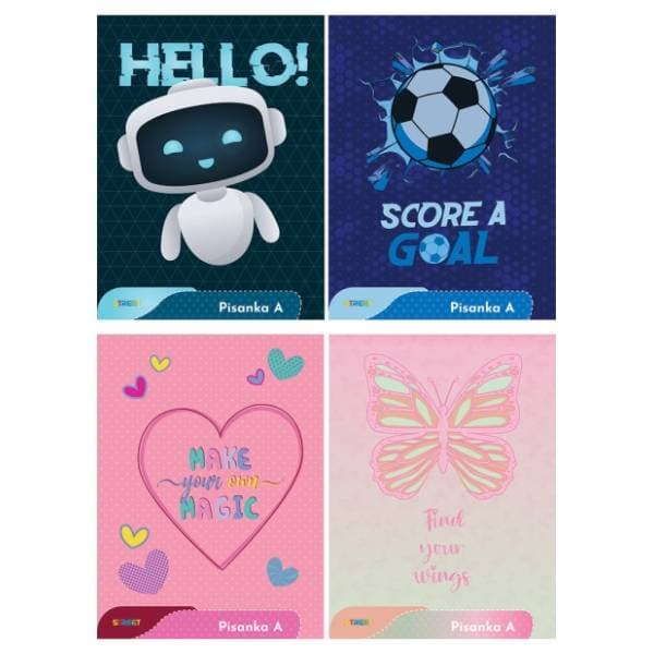 STREET bilježnica pisanka A 1kom 0