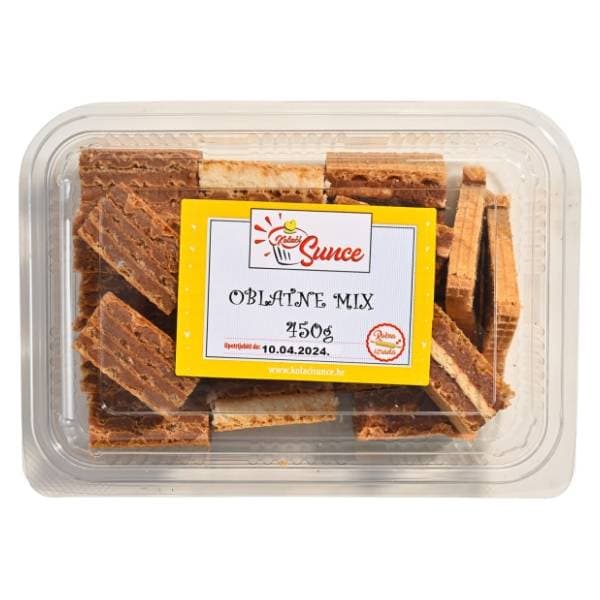 SUNCE Oblatne mix kolači 450g 0