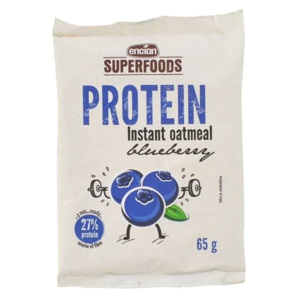 ENCIAN Superfoods proteinska zobena kaša borovnica 65g 0
