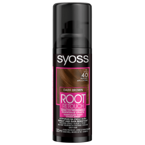 SYOSS Root retoucher 40 tamnosmeđa 120ml 0