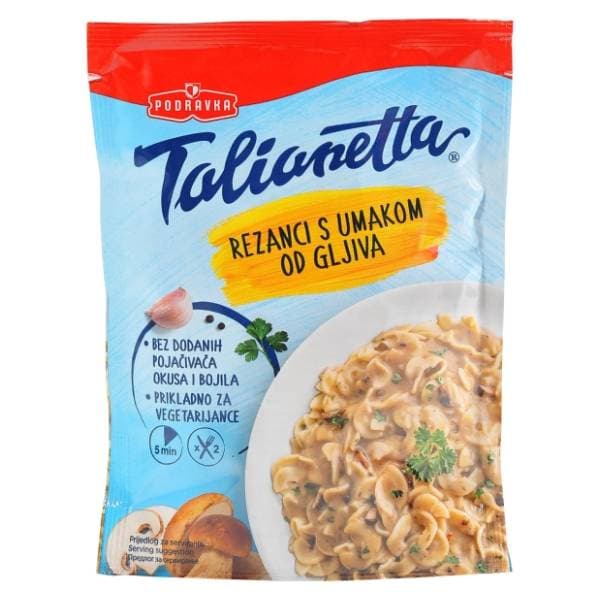 TALIANETTA rezanci s umakom od gljiva 140g 0