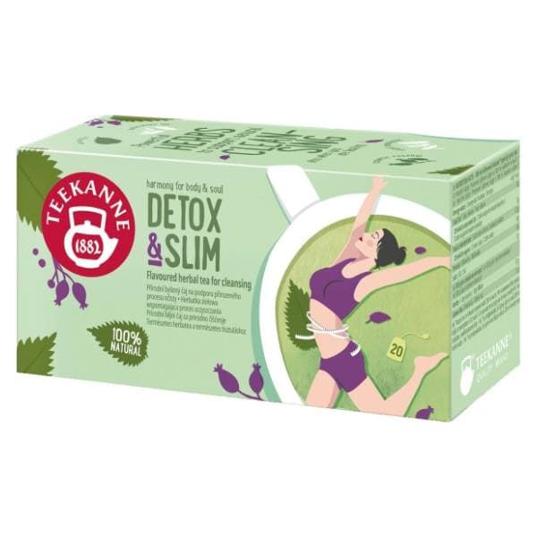 TEEKANNE Detox&Slim čaj 32g 0