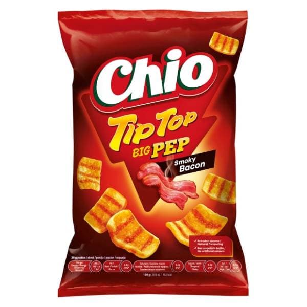 CHIO Tip Top flips smoky bacon 45g 0
