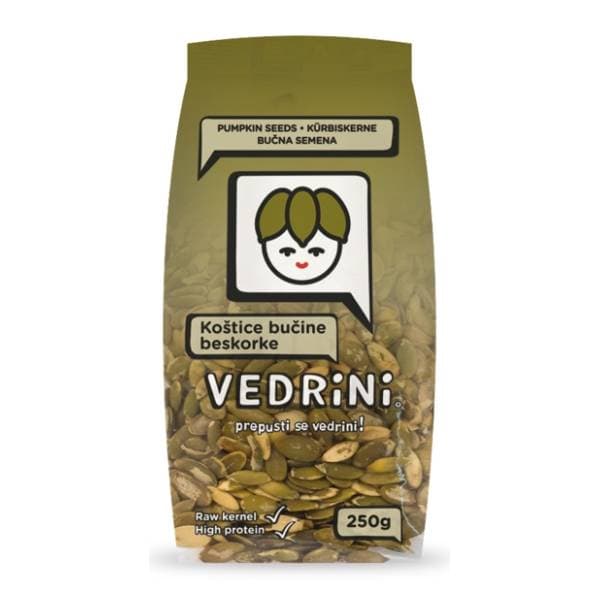 VEDRINI Bučine sjemenke golice 250g 0