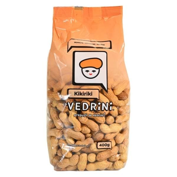 VEDRINI kikiriki u ljusci pečeni 400g 0