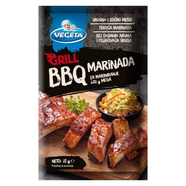 VEGETA Grill BBQ marinada 75g 0