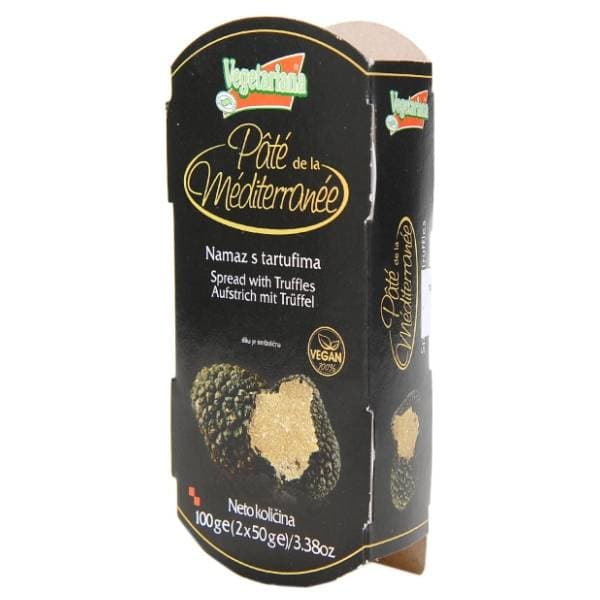 VEGETARIANA Pate mediterranee namaz s tartufima 2x50g 0