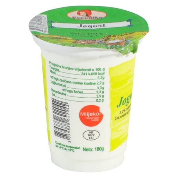 VERONIKA čvrsti jogurt 3,2%mm 180g 0
