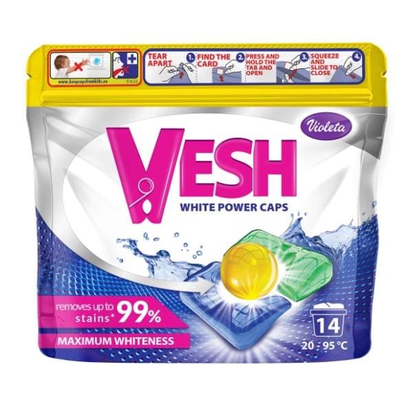 VESH White power kapsule za rublje 14kom 0