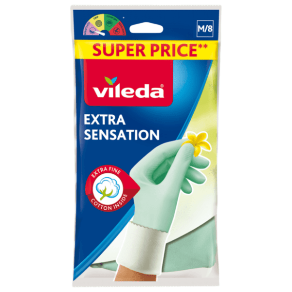 VILEDA Extra sensitive rukavice M 0