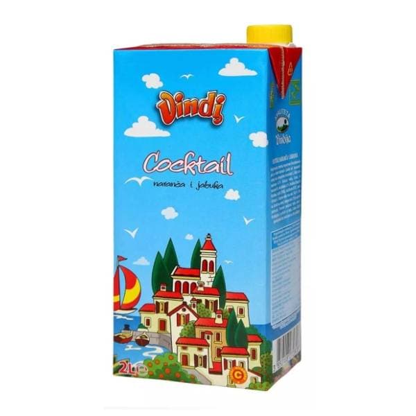 VINDI Cocktail jabuka naranča 2l 0