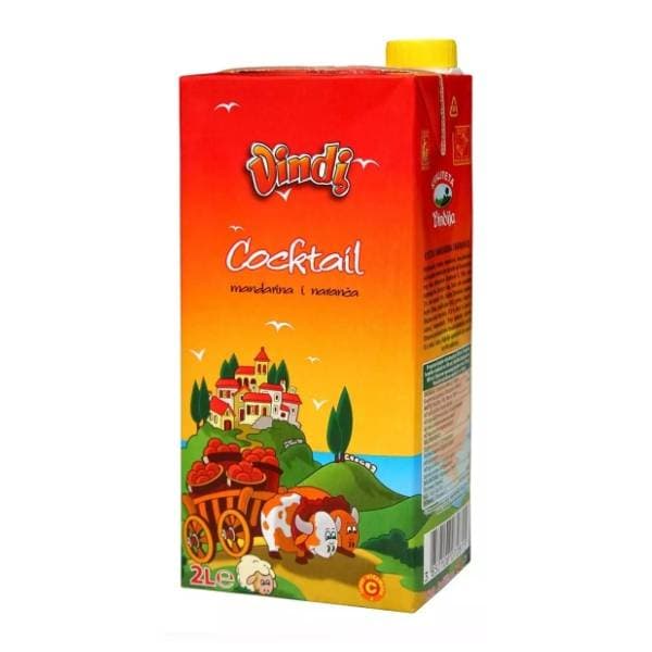 VINDI Cocktail mandarina naranča 2l 0