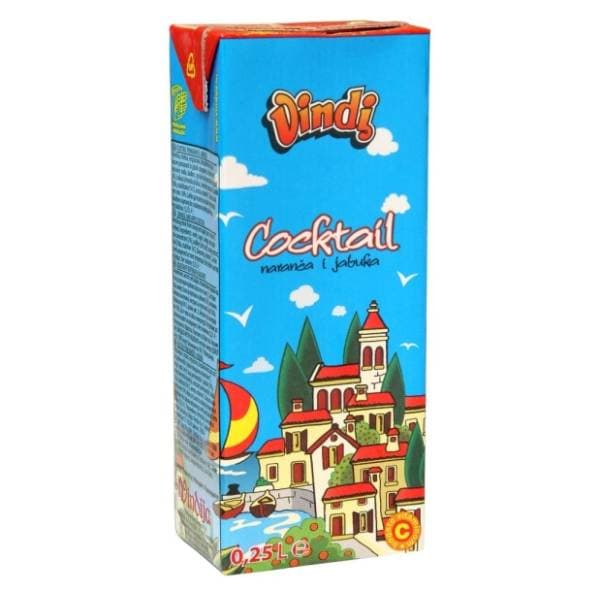 VINDI Cocktail naranča jabuka 250ml 0