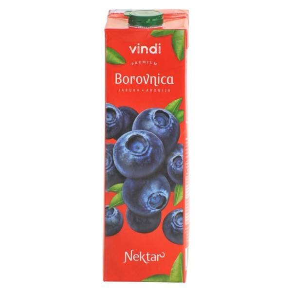 VINDI Nektar borovnica jabuka aronija sok 1l 0